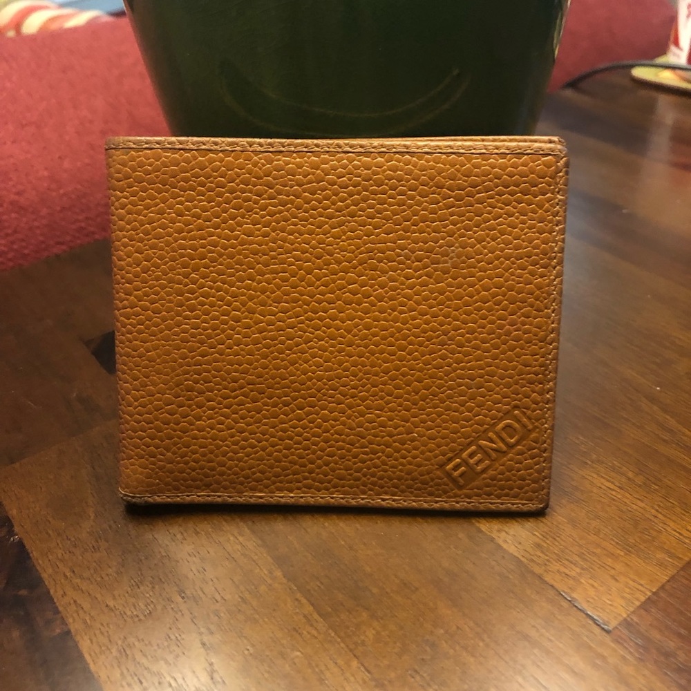 Fendi Tan Leather Men’s Wallet